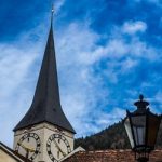 Stadtbild aus der Froschperspektive als Motivation Singles aus Chur kennenzulernen